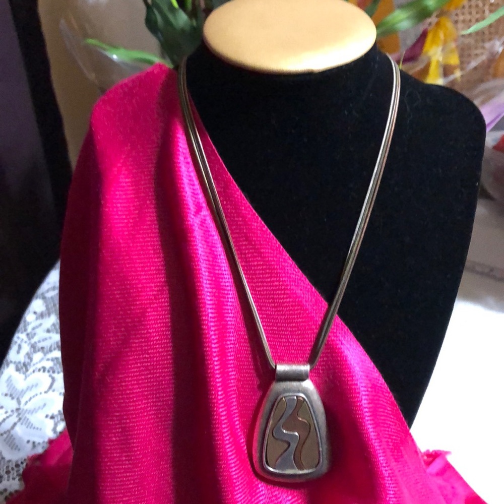Vintage Chico’s Pendant Multi Strand Necklace